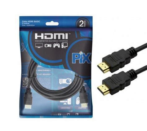 Cabo HDMI Gold 1 4 4K Ultra HD 2M 15 Pinos Chip Sce 018 0214 Eletropeças