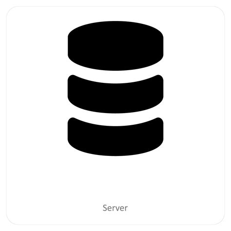 Server and database icon concept 26642186 Vector Art at Vecteezy