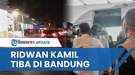 Detik Detik Ridwan Kamil Tiba Di Gedung Pakuan Bandung Lewati Karangan