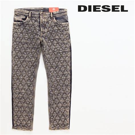 ディーゼル Diesel ジーンズ デニム パンツ メンズ キルティング切替 ストレッチ スリムストレート 1995 Fs3 Die M