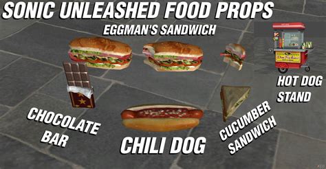 Sonic Unleashed Food Props For Xps By Spinoskingdom875 On Deviantart