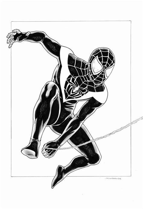 Miles Morales Spiderman Para Colorear Mastoya