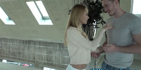 Gorgeous Blonde Gets Jizzed Face Riding Tnaflix