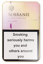 Buy Sobranie KS SS Gold (mini) online for USA and Canada customers!