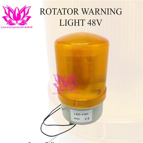 Jual Rotator Warning Light 48V Lampu Rotari Strobe Forklift Universal