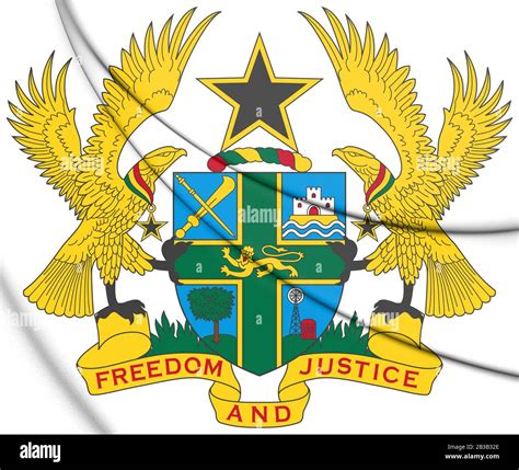 Ghana coat of arms hi-res stock photography and images - Alamy