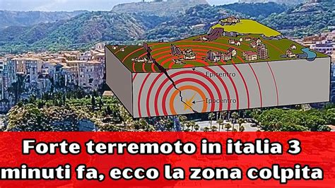 Forte Terremoto In Italia Ecco La Zona Colpita Oggi Sabato 16