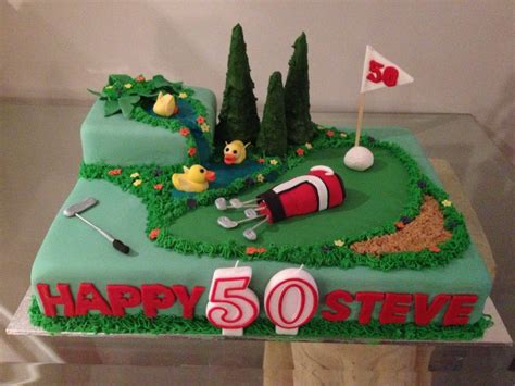 Pin On Food And Drink Golf Cake Diy Cake Cake Shop