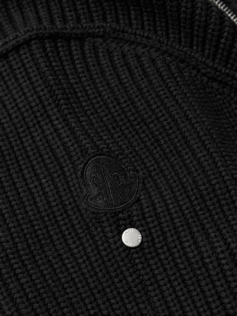 Moncler Genius 6 Moncler 1017 ALYX 9SM Ribbed Knit Half Zip Sweater