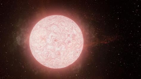 In A First Astronomers Watch A Giant Red Star Explode Violently In