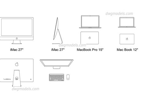 Computers 1 Dwg Free Cad Blocks Download