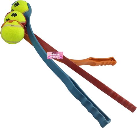 New Tennis Ball Thrower Launcher With Easy Grip Construction Pack Of