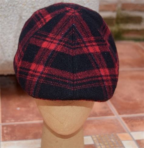 Gorra Stetson Cuadros Roja Y Negra Sastreria Caminero