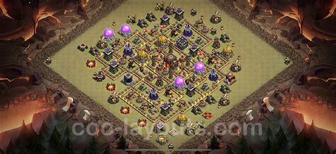 Die Anti 3 Sterne War Base Rh10 Link Coc Kriegsbase Rathaus Level 10 Cw Ck Base Th10