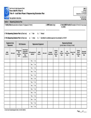 Fillable Online Aqmd South Coast Air Quality Management District Form