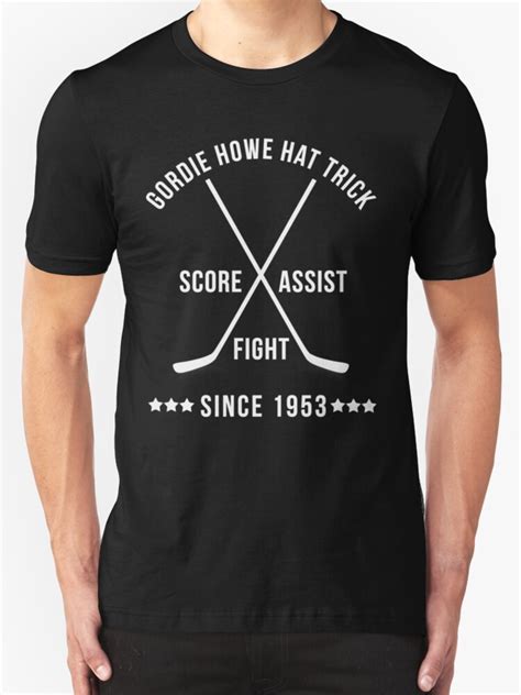 "Gordie Howe Hat Trick" T-Shirts & Hoodies by omniagraphics | Redbubble