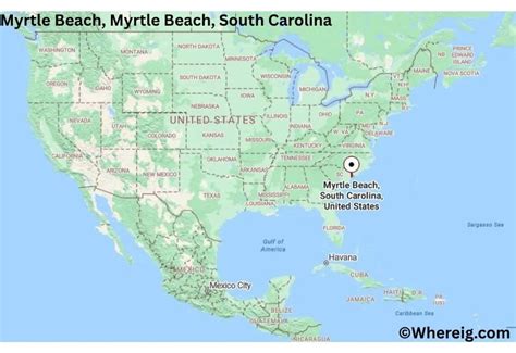 Where Is Myrtle Beach Locatedmyrtle Beach South Carolina Location