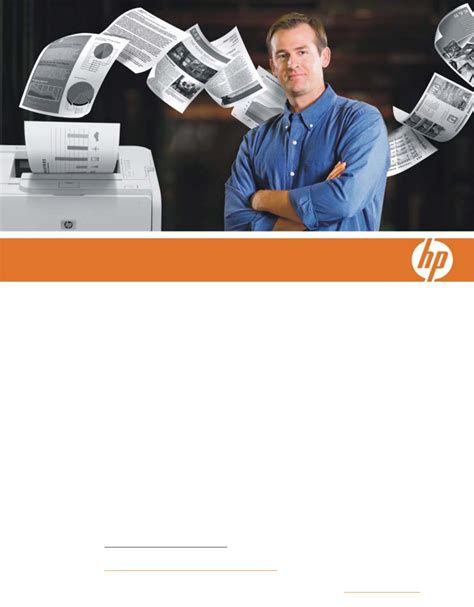 Hp Hewlett Packard Printer P N User Guide Manualsonline