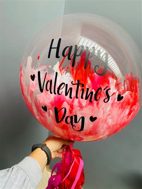 Happy Valentines Day Feliz San Valent N Globos Burbuja Globos