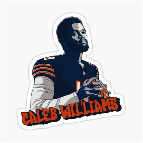 "Caleb Williams Chicago Bears QB Draft Graffiti Art" Sticker for Sale ...