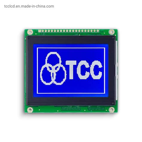 20 Pin 3 Inch 128X64 Dots Graphic LCD Display Module With St7920