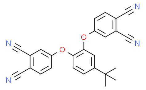 1 2 Bis 3 4 dicyanophenoxy 4 tert butylbenzene 1 2 雙 3 4 二氰基苯氧基 4 叔丁基