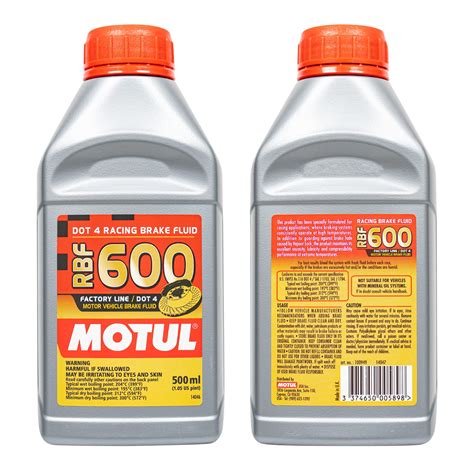 Motul Brake Fluid Factory Line Rbf Dot Ml