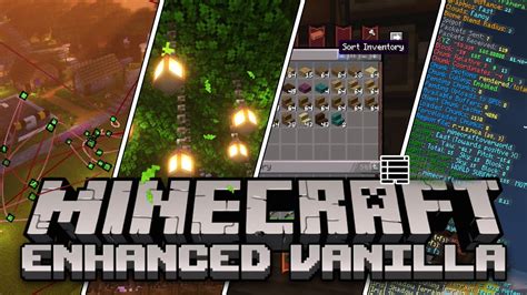 Enhanced Vanilla Minecraft Mods For Any Multiplayer Server Youtube