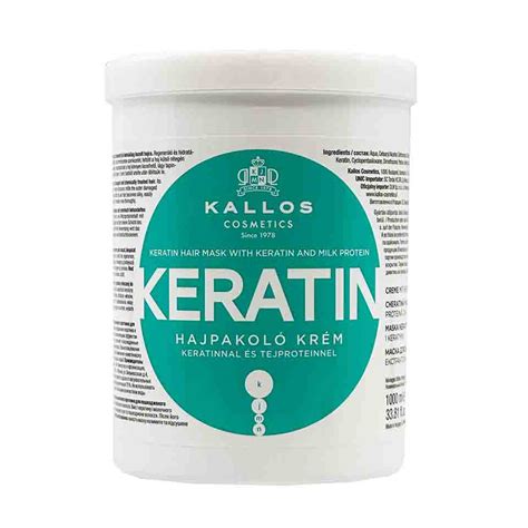 Kallos KJMN Keratin Hair Mask With Keratin And Milk Protein 1000 Ml