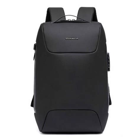 Mochila Masculina Executiva Primicia Impermeável Anti Furto Com Trava