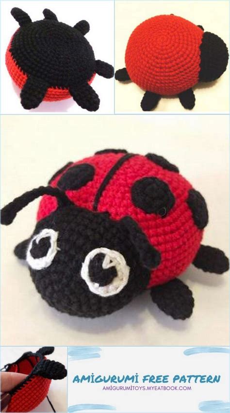 Amigurumi Ladybug Free Pattern Amigurumitoys Myeatbook Crochet