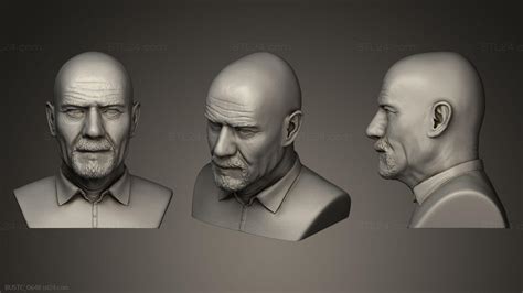 Busts And Bas Reliefs Of Famous People Walter White Bustc D