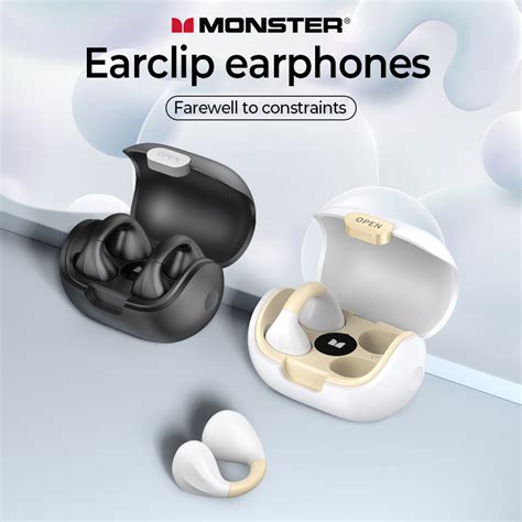 Jual Monster Open Ear 101 Konduksi Tulang Bluetooth 53 Earphone