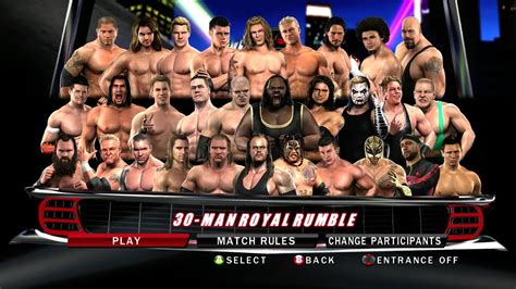 Wwe Smackdown Vs Raw 2010 Xbox 360 30 Man Royal Rumble Match [xenia Canary] Youtube