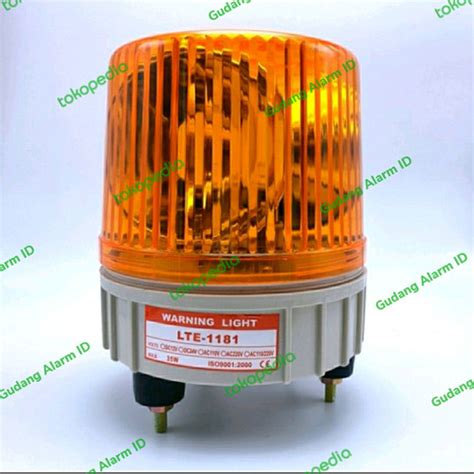 Jual LAMPU ROTARY LTE 1181 WARNING LIGHT LTE 1181 35 WATT 220VAC