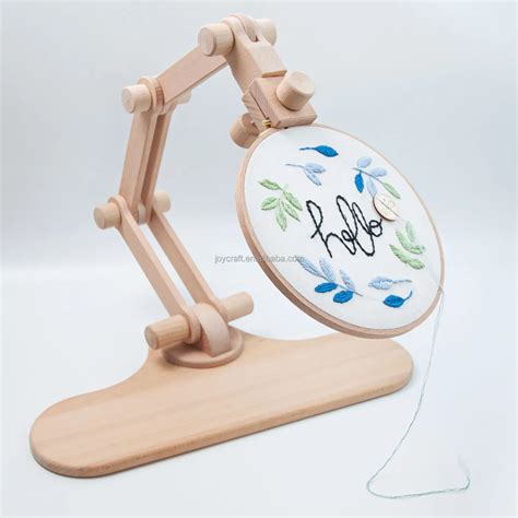 Adjustable Embroidery Hoop Stand Rotated Cross Stitch Stand Universal