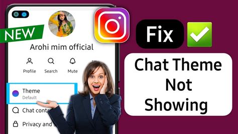 How To Fix Instagram Chat Theme Option Not Showing 2024 Enable Instagram Chat Theme Option