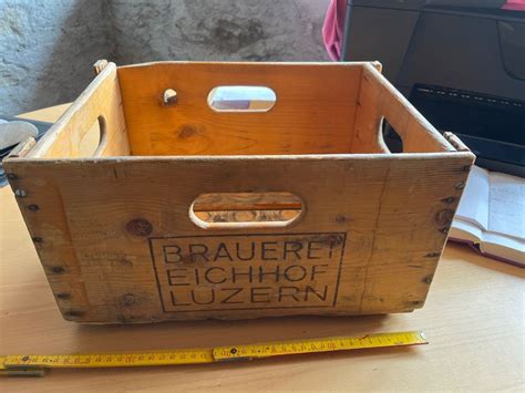 Alte Holzkiste Der Brauerei Eichhof Luzern Kaufen Auf Ricardo