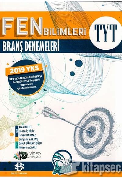 TYT Fen Bilimleri Branş Denemeleri Bilgi Sarmal Yayınları 9786057532084