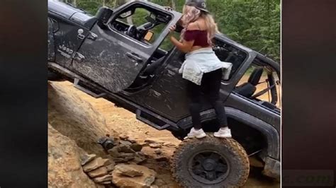 Look The Viral Video Of The Girl Jeep Wrangler Generates Scandal And Controversy Online Vo