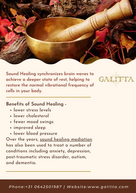 Benefits Of Sound Healing By Galitta Issuu