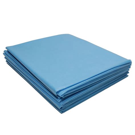 Blue Disposable Hospital Bed Sheet For Hpospitals Size X Inches