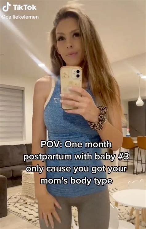 Mum Of Three Flaunts Jaw Dropping Body Just One Month After Giving Birth Hot Lifestyle News