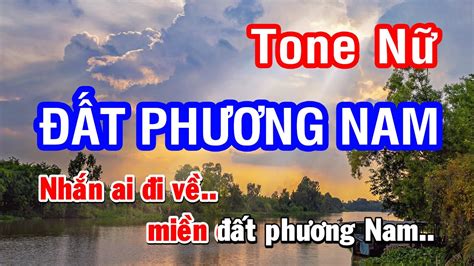 Karaoke T Ph Ng Nam Tone N Nhan Ktv Youtube