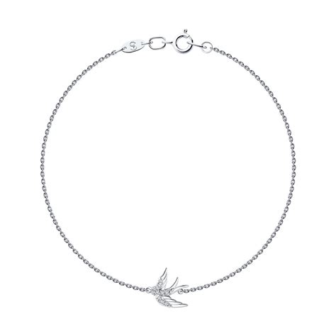 Браслет из белого золота с бриллиантами SOKOLOV - купить в официальном ...