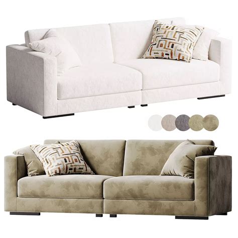 stylish modern sofa  model cgtrader