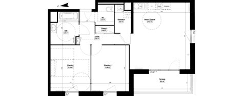 Plan Appartement T3 De 67 70 M² Neuf Résidence « Solr à Seclin