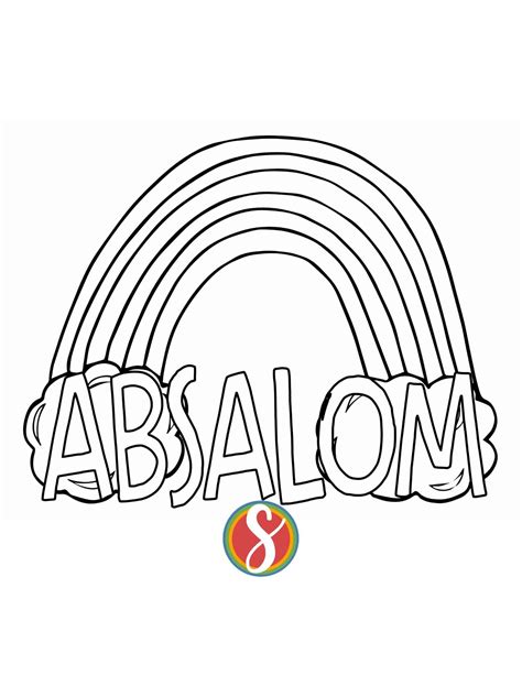 Absalom Rebels Coloring Sheets 3