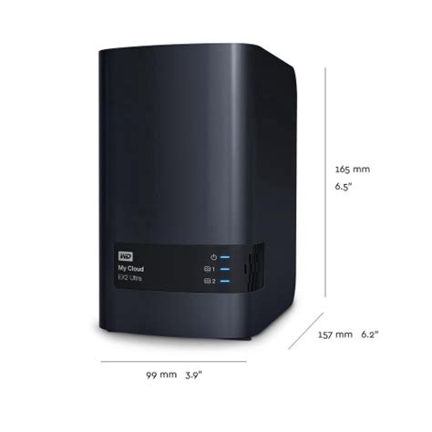 Storage Wd My Cloud Ex Ultra Sem Disco Preto Interface Usb E Gigabit