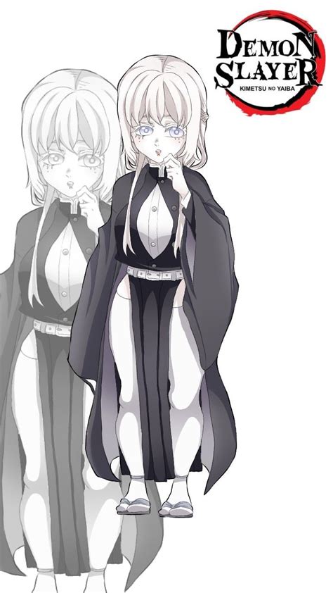 Fuyuki Yoshiaki Oc Kimetsu Girl White Hair Animes Feminino Anime